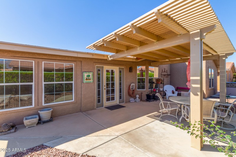 Beautiful covered patio