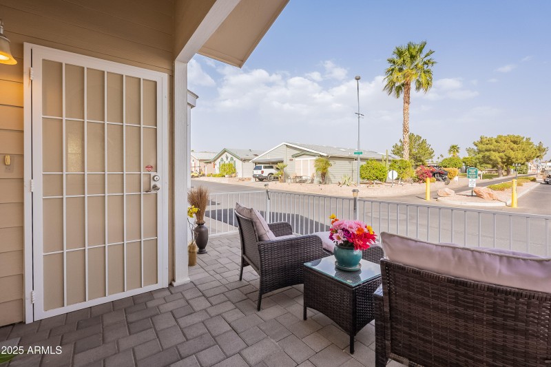 Patio with Railing