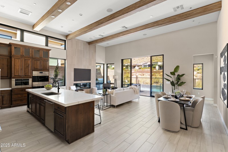 Great Room overlooking Pool/Spa