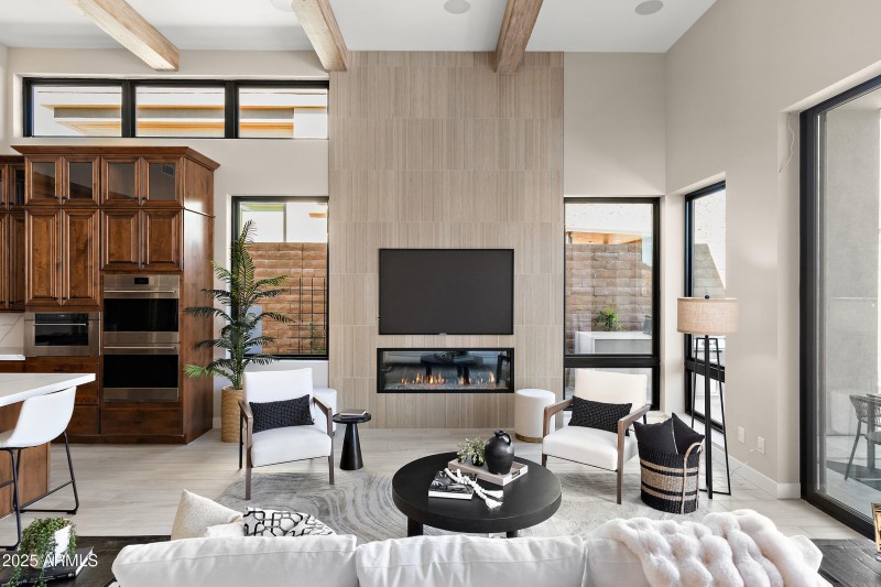 Gas Fireplace in Great Room