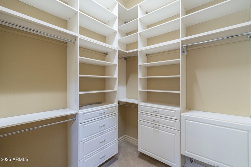 Primary his closet