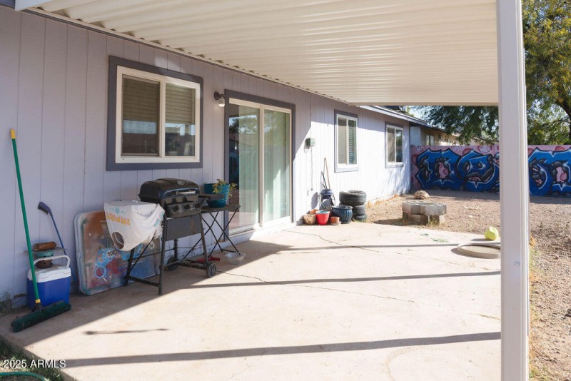 Large Covered Backyard