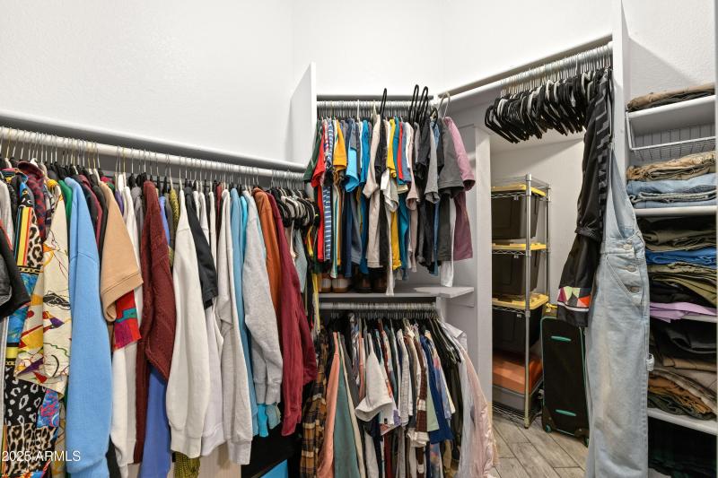 primary bedroom closet