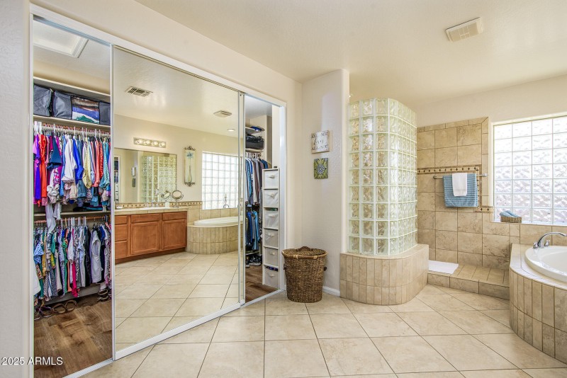 Spacious Primary Double Closet!