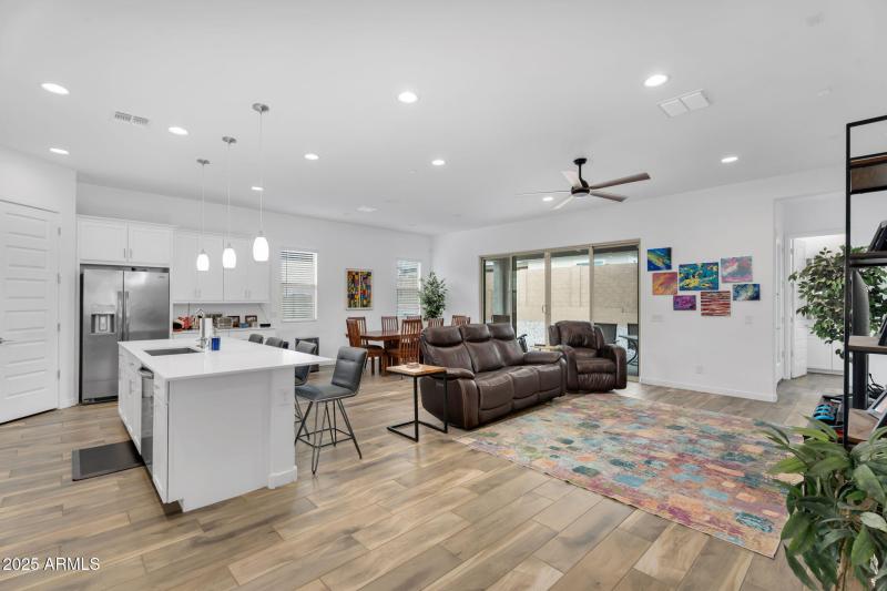 Leaving the office into the great room