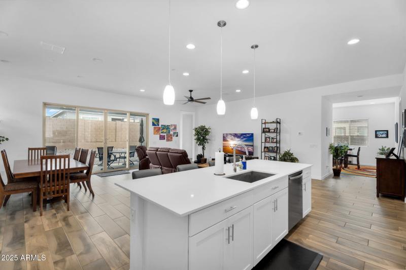 Leaving pantry looking at great room