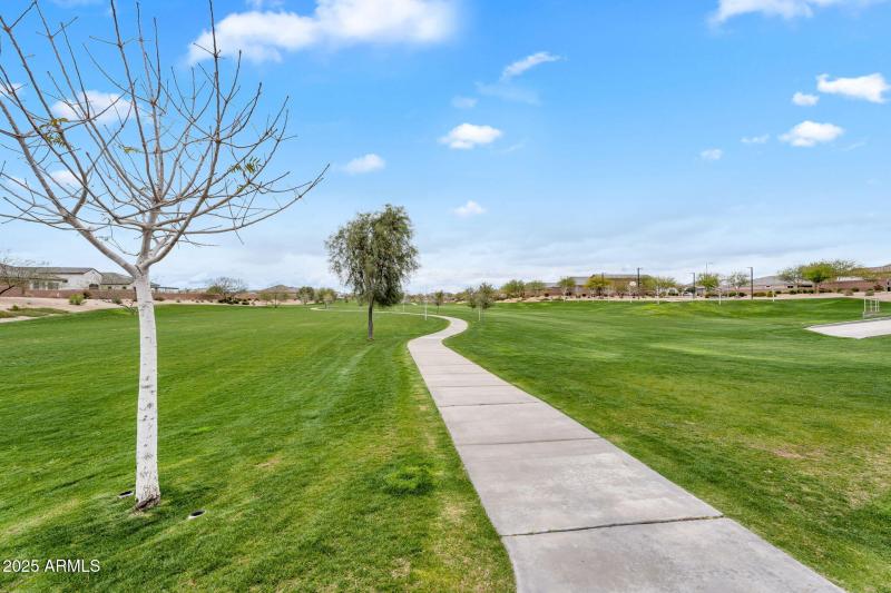 Community walking path