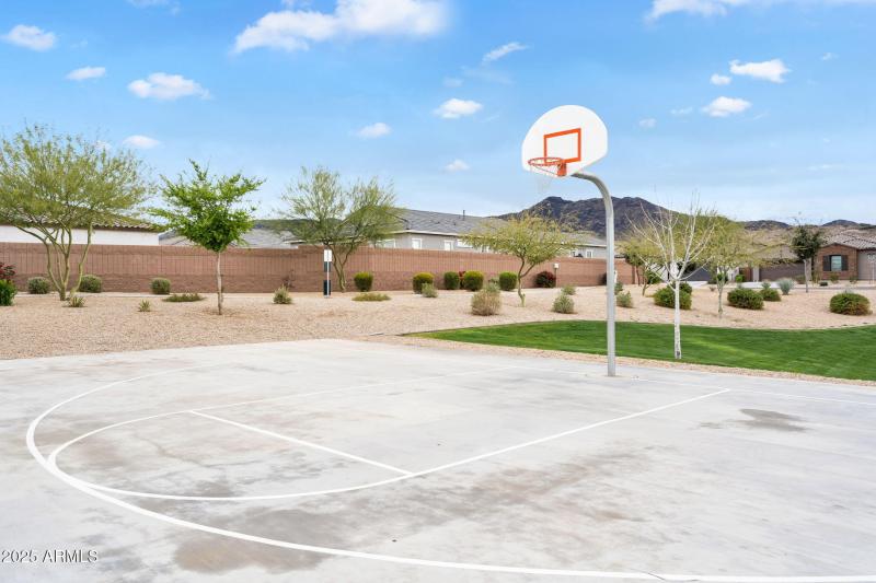 Community basketball court