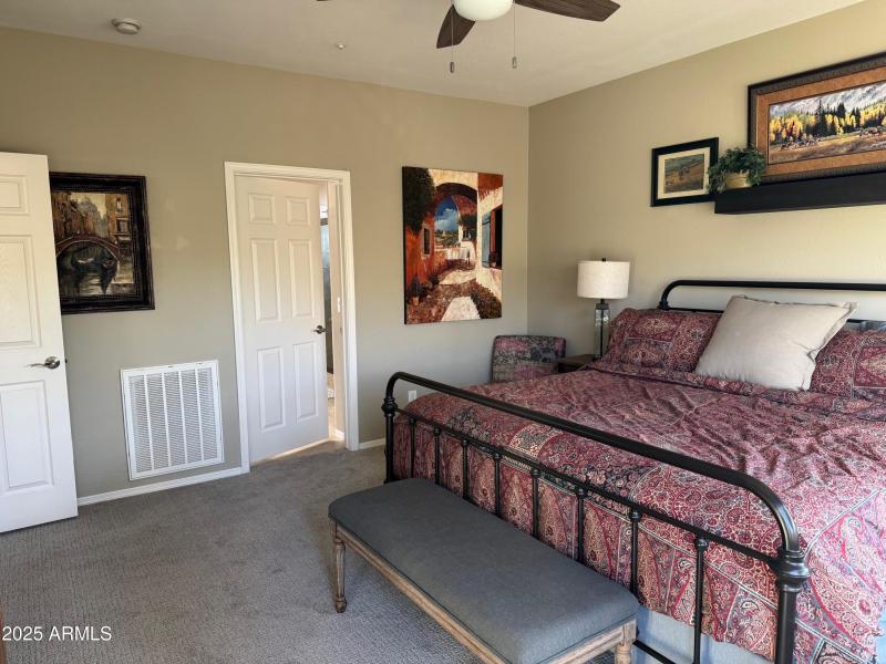 King Bed in Primary Bedroom