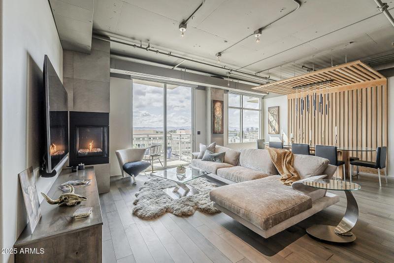 Living Area into Dining