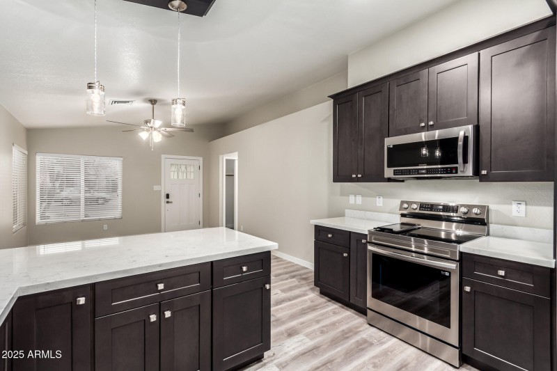 Chef’s Kitchen with Quartz Counters