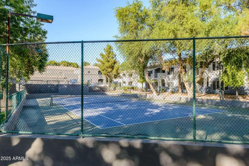 Shaded Tennis Courts