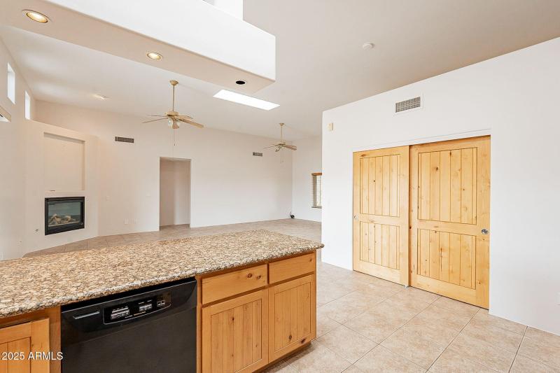 Pantry between dining and kitchen