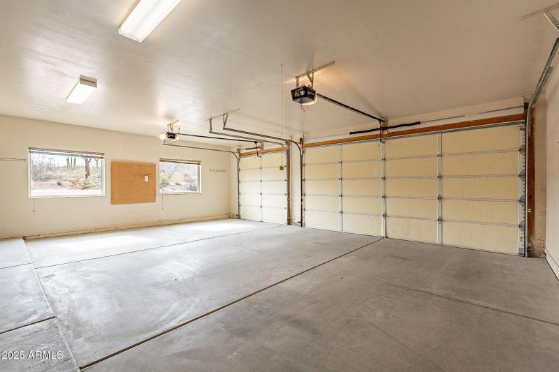 Three car garage