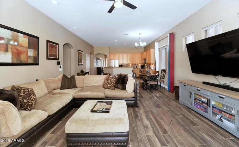 Big Screen TV at Family Room