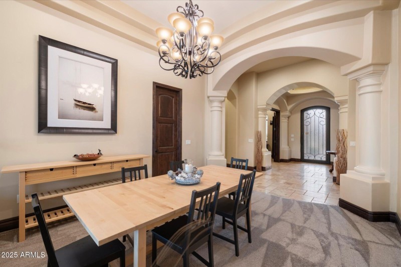 Formal Dining Space Off Of Entry