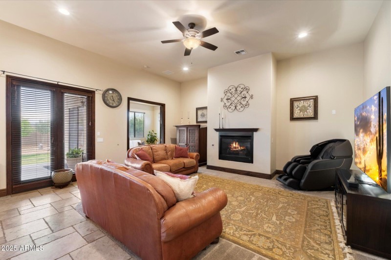 Family Room w/ Fireplace