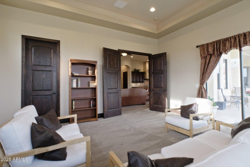 Private Exterior Access & Double Doors