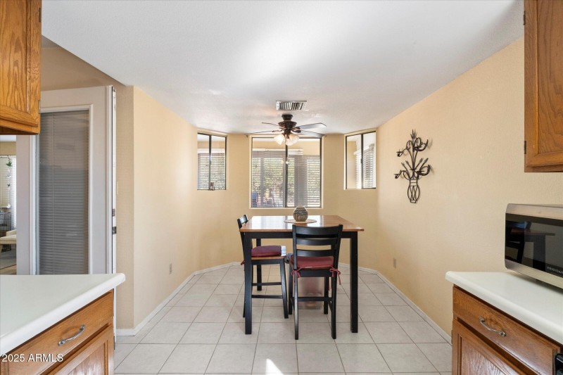 Dining in Kitchen