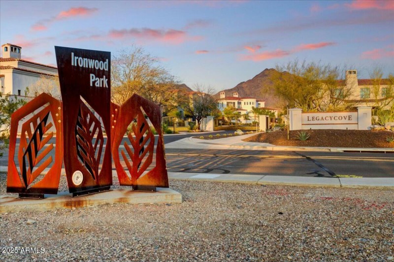 Ironwood Park view to Legacy Cove