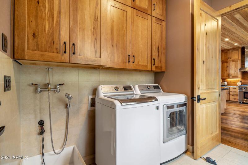 Laundry in Mudroom