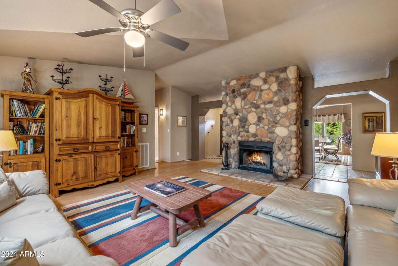 Guest House Fireplace