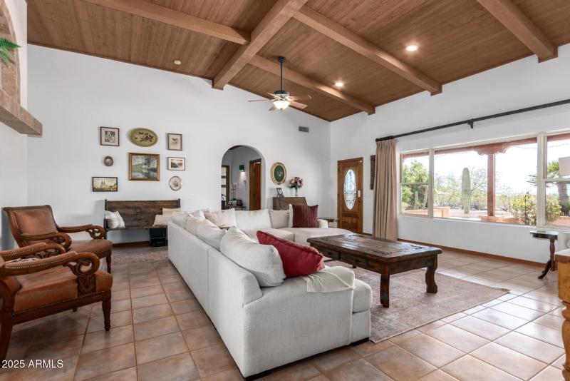 View Toward Front Door Of Living Room