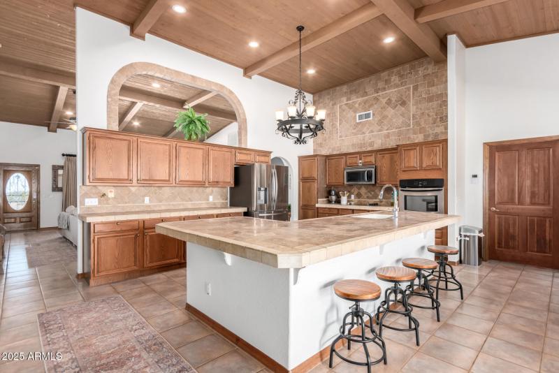 View Of Front Door From Kitchen