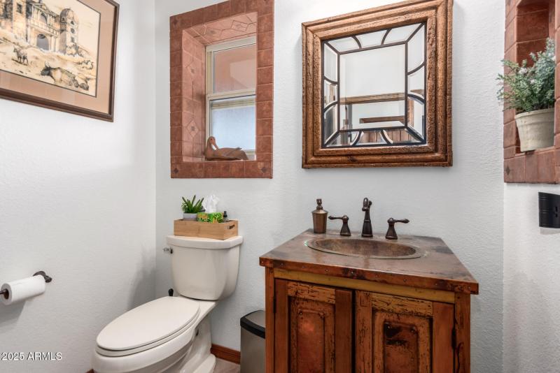 Half-Bath With Copper Sink