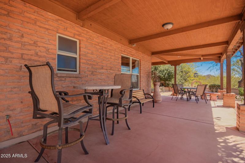 Under Front Covered Patio