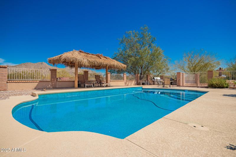 Thatched Roof Hut By The Pool