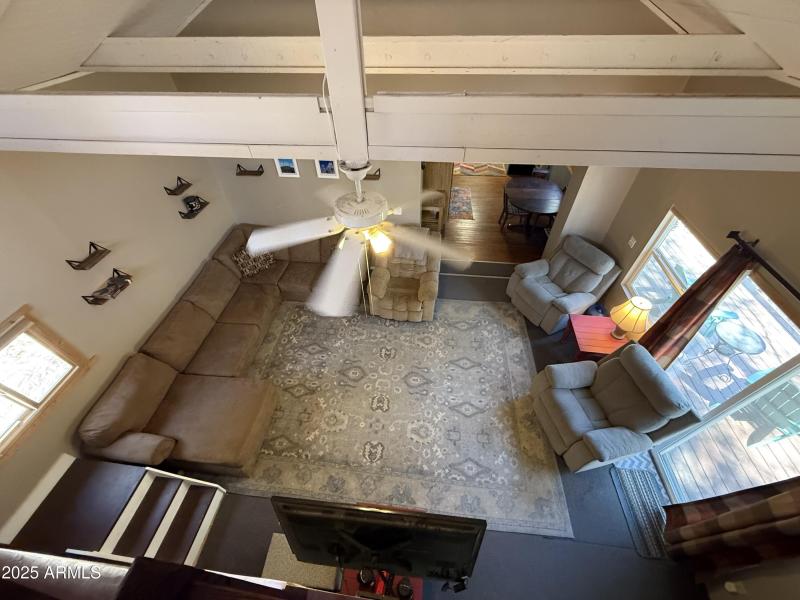 Living area from loft