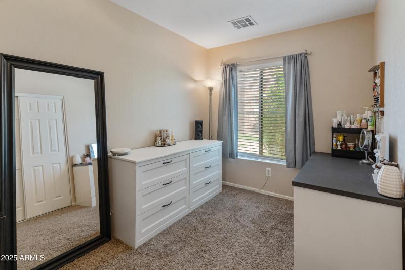 Primary Bedroom has extra space