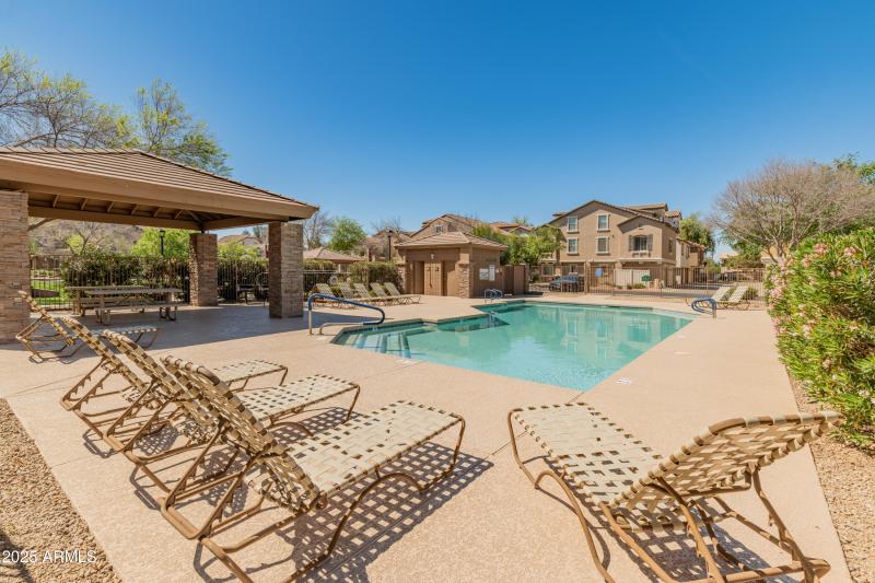 Lounge at the Community pool
