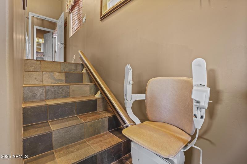 CHAIR LIFT FROM GARAGE