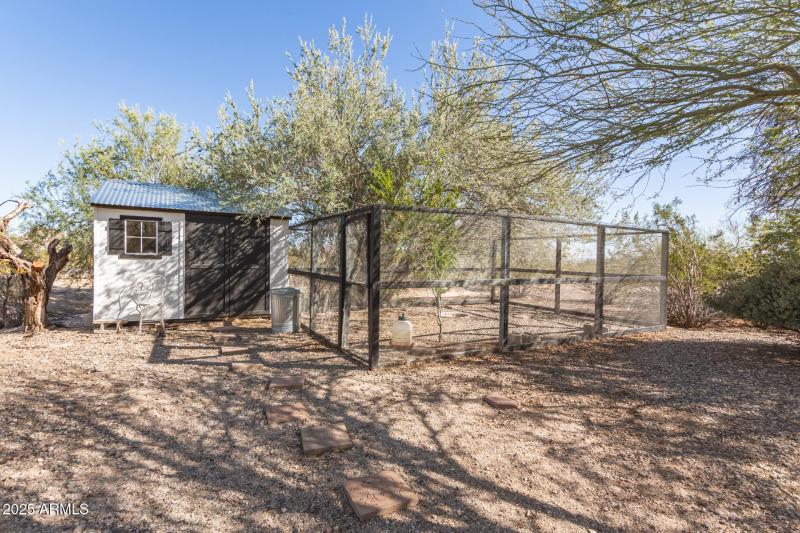 Chicken Coop To The East of The Home