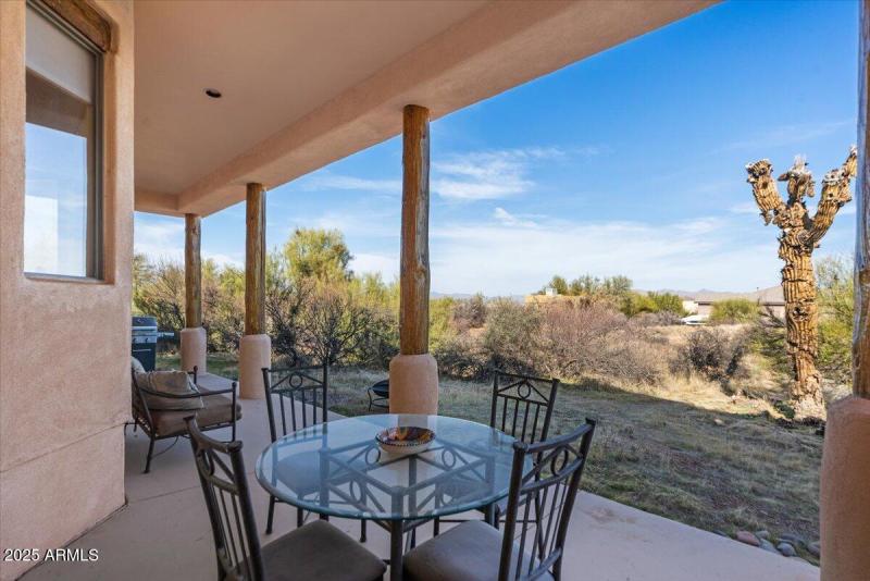 back patio opens to the desert