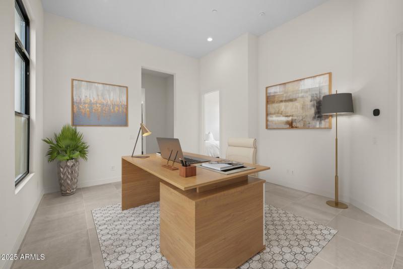 Virtually Staged Office DEN