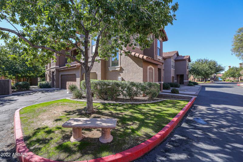 Grass area outside unit 1124