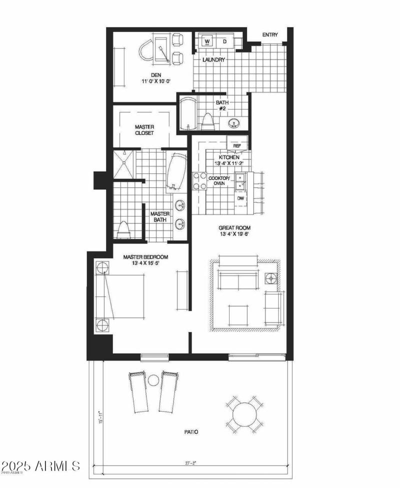 floor plan 6803 E main St condo