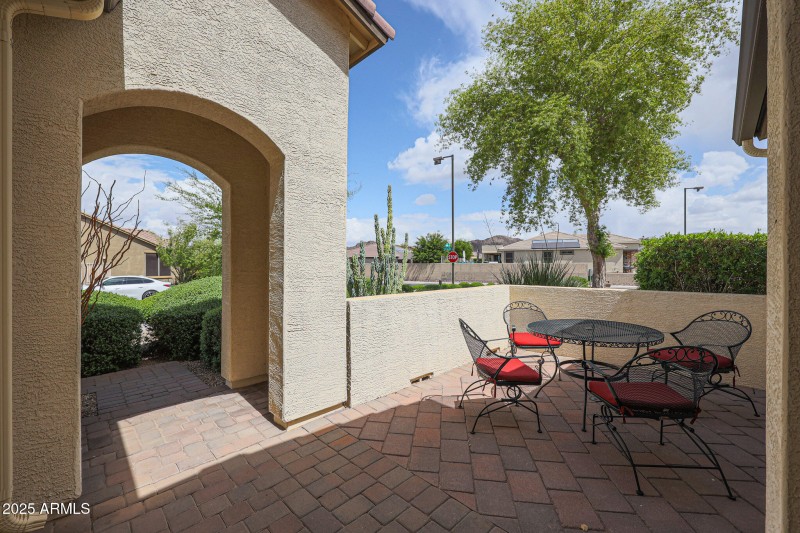 Paver Front Courtyard