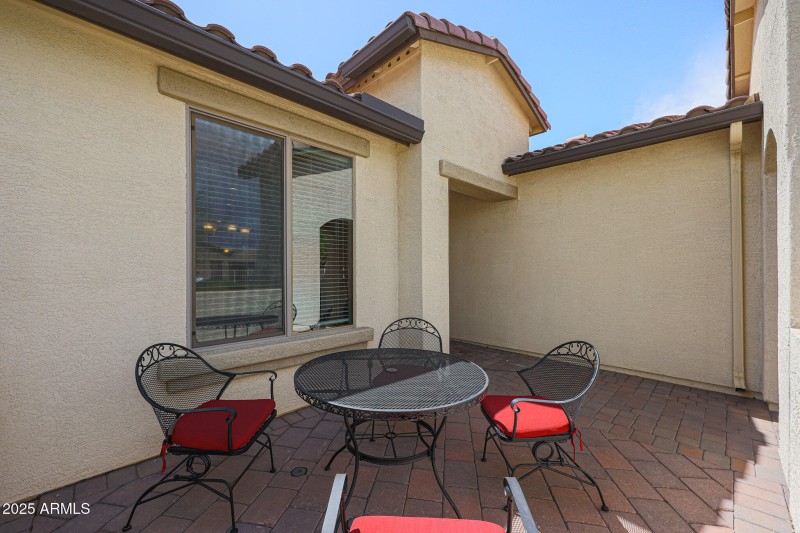 Seating Area in Front Courtyard