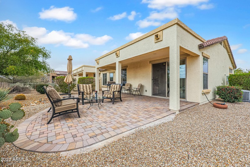Backyard Extended Patio for Seating