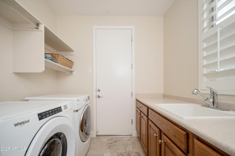 29_Laundry Room with Sink and Cabinets