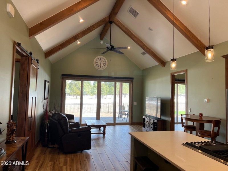 family room from kitchen