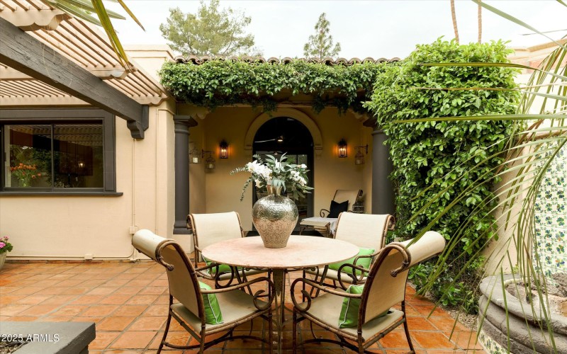 Rear patio towards Dining