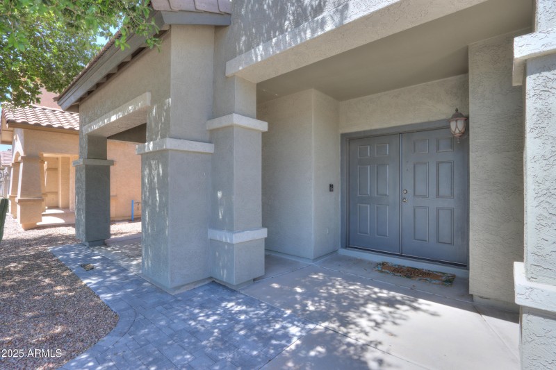 Double front doors
