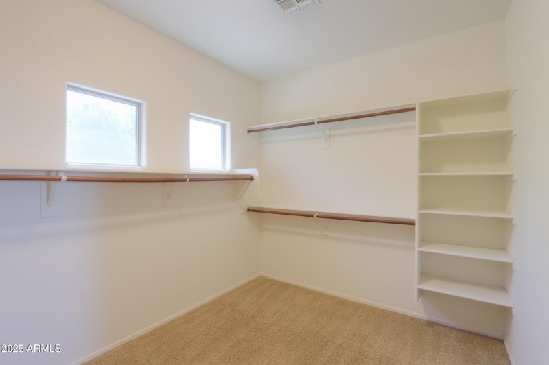 Large primary closet