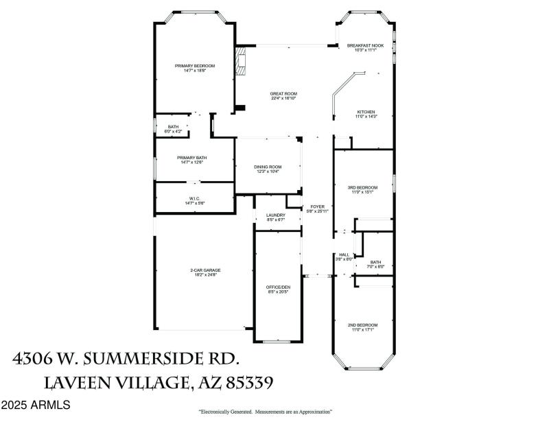 Floor Plan - 4306 W. Summerside Rd