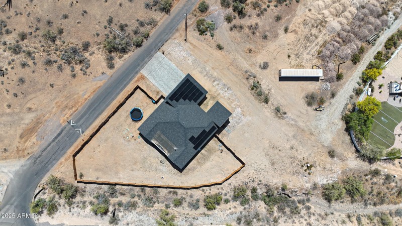 Drone view directly overhead